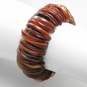 Brown Natural Sea Shell Bracelet